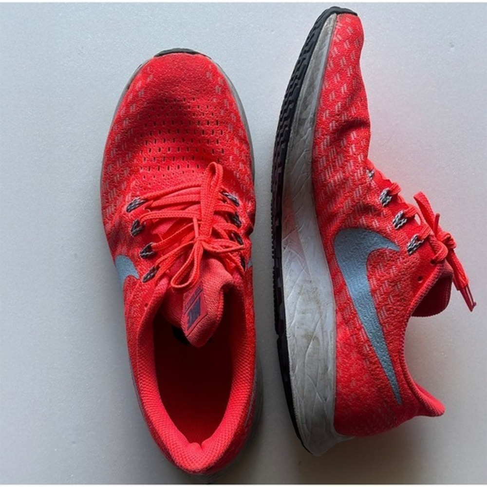 Nike Air Zoom Pegasus 35 Bright Crimson Running Shoes 942851-600 Mens 10 - Picture 4 of 6